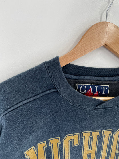 00' MICHIGAN WOLVERINES Size L Vintage College Sweat-shirt / E5497S