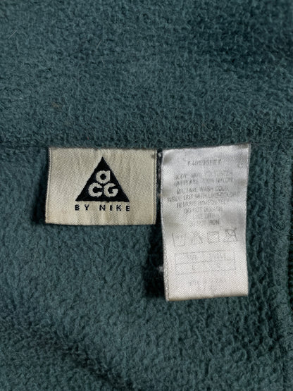 90’s NIKE ACG Size L Zip Up Fleece Jacket / E820