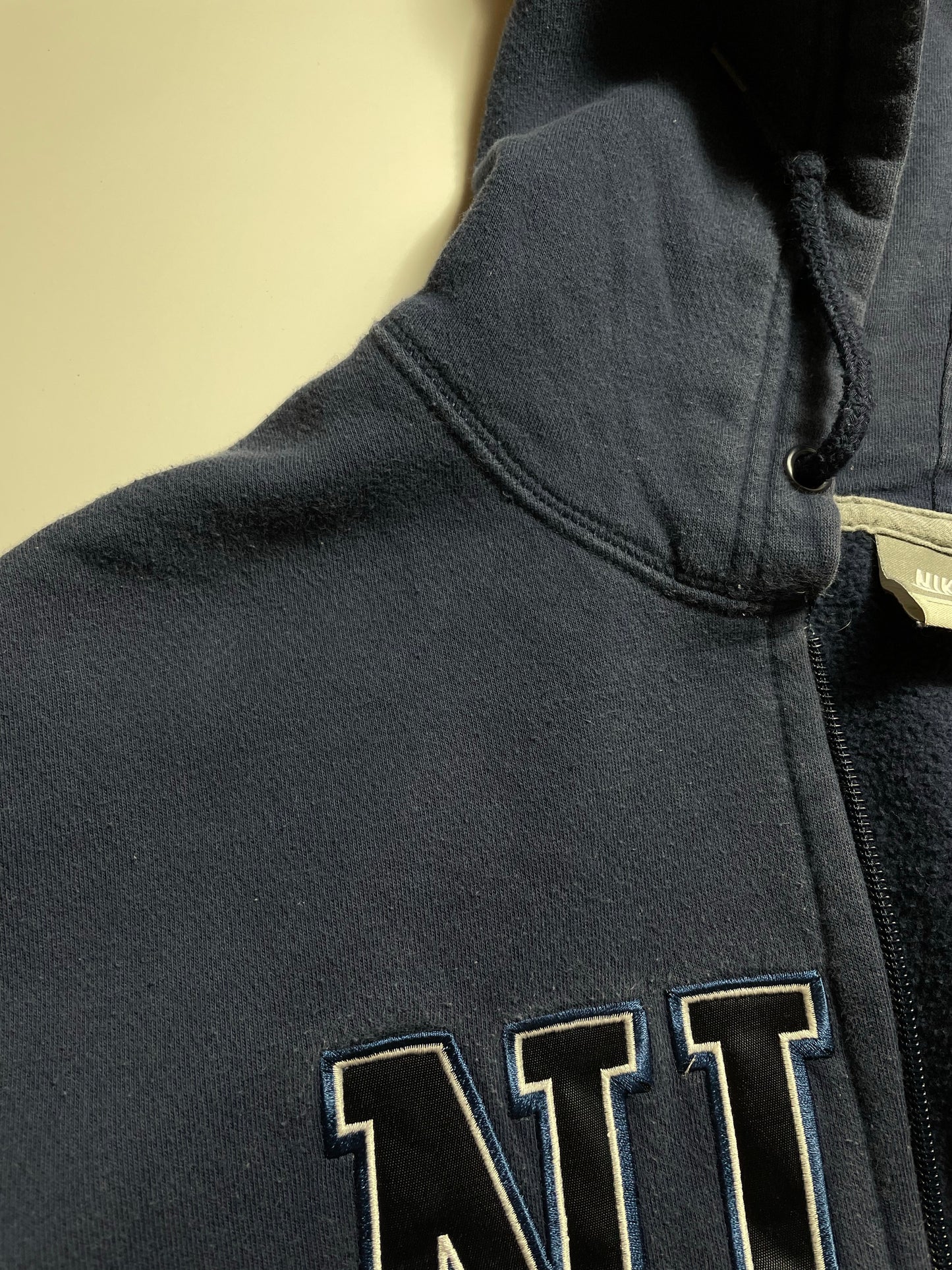 00’ NIKE Size XL Vintage Hoodie Zip-up Sweat-shirt / K8582