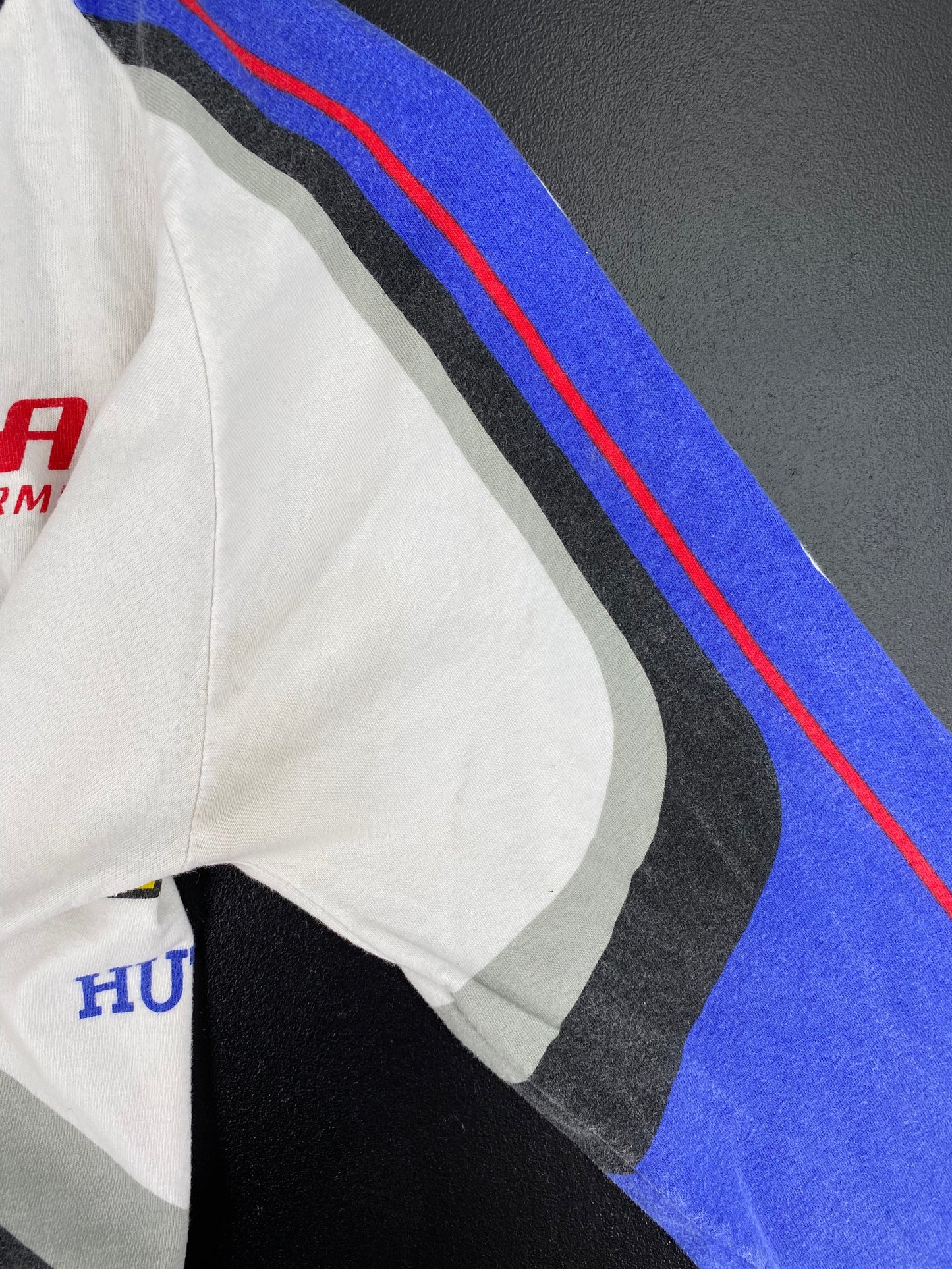 90's VOLVO Made in USA Size NO Tag (Approx.XL) Vintage Racing Long Sleeve T-Shirt / E3896T