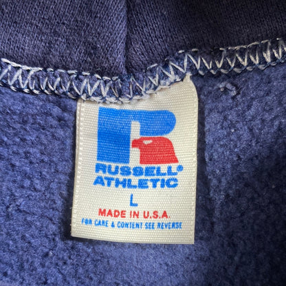 80’s RUSSELL x ALPHA ZETA OMEGA Made in USA Size L Vintage College Hoodie Sweat-shirt / E4561S