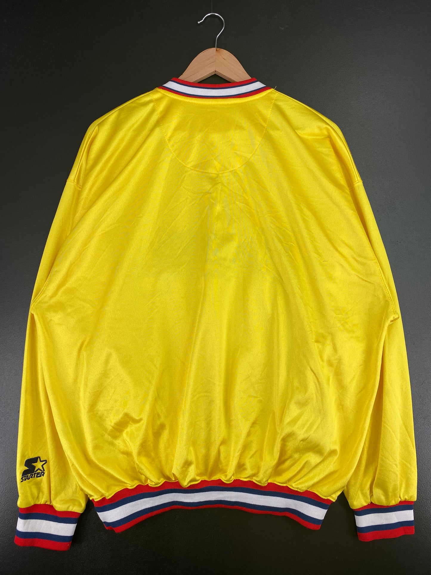 90's STARTER x ATLANTA BRAVES Size L Vintage MLB Jersey Pullover Jacket / A3506