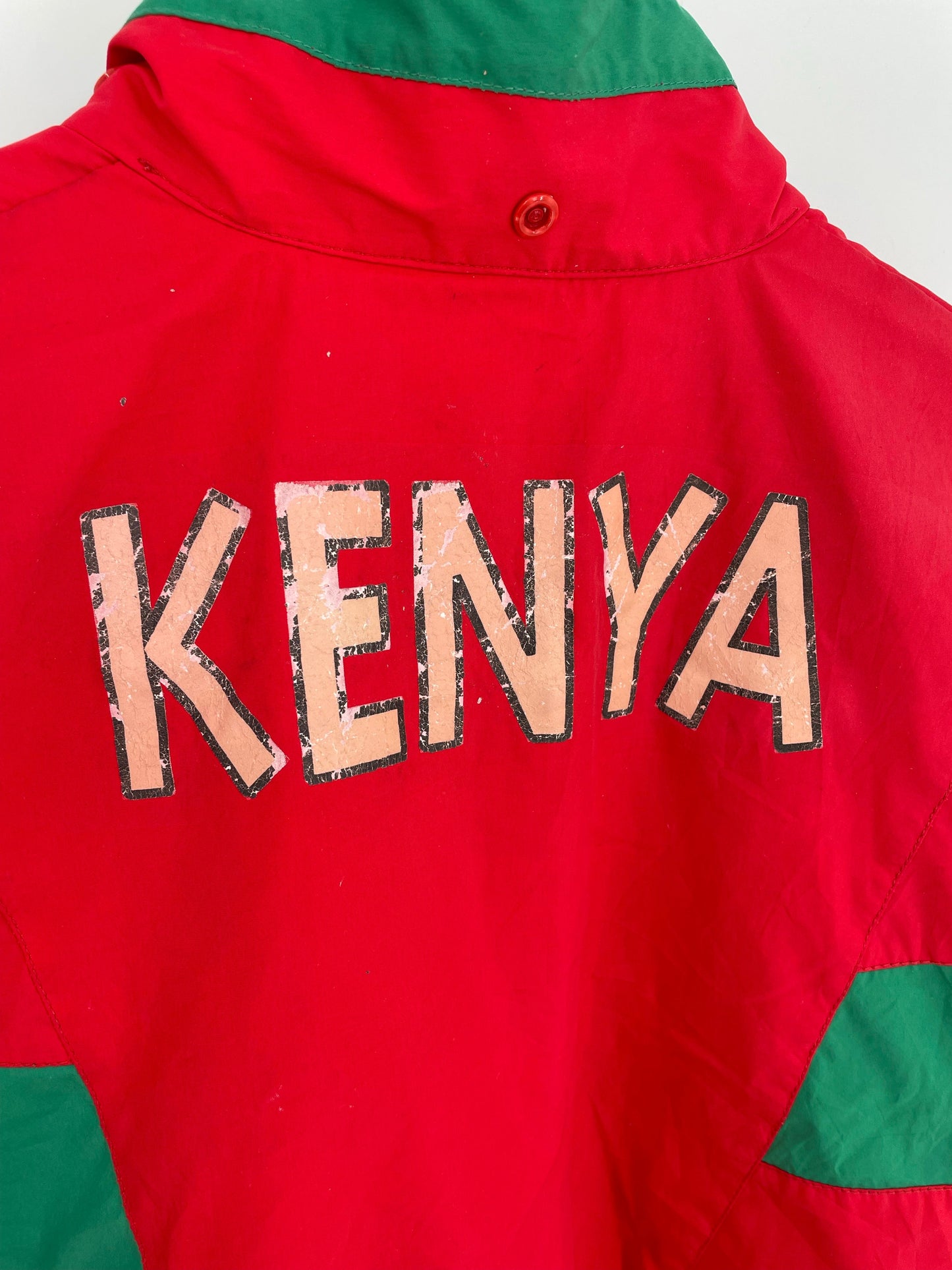 90’s NIKE KENYA Made in USA Size No Tag (Approx.L) Nylon Jacket / E886