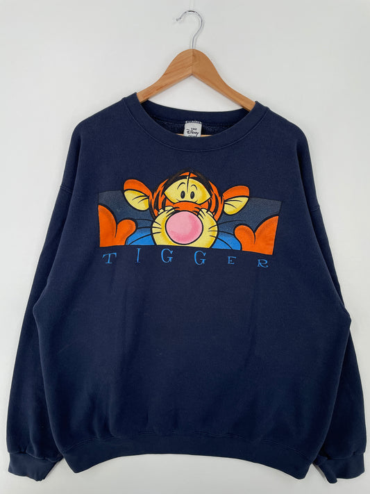 90’s DISNEY TIGGER Made in USA Size XXL Vintage Sweat-shirt / A8727