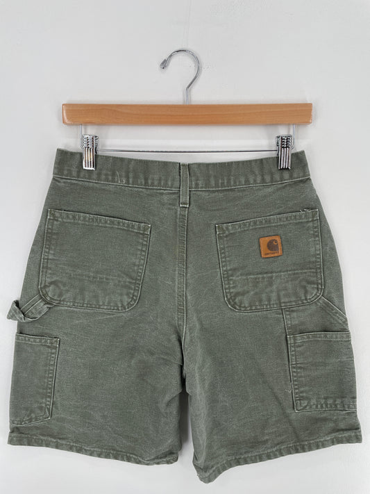Vintage CARHARTT Size W29xL7.5 Duck Shorts / A3812