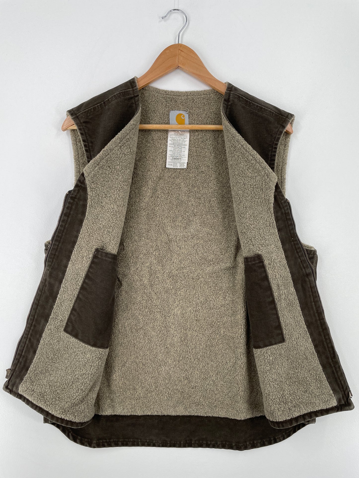Vintage CARHARTT Size L Duck Vest / A8648
