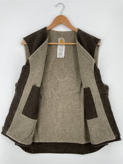 Vintage CARHARTT Size L Duck Vest / A8648