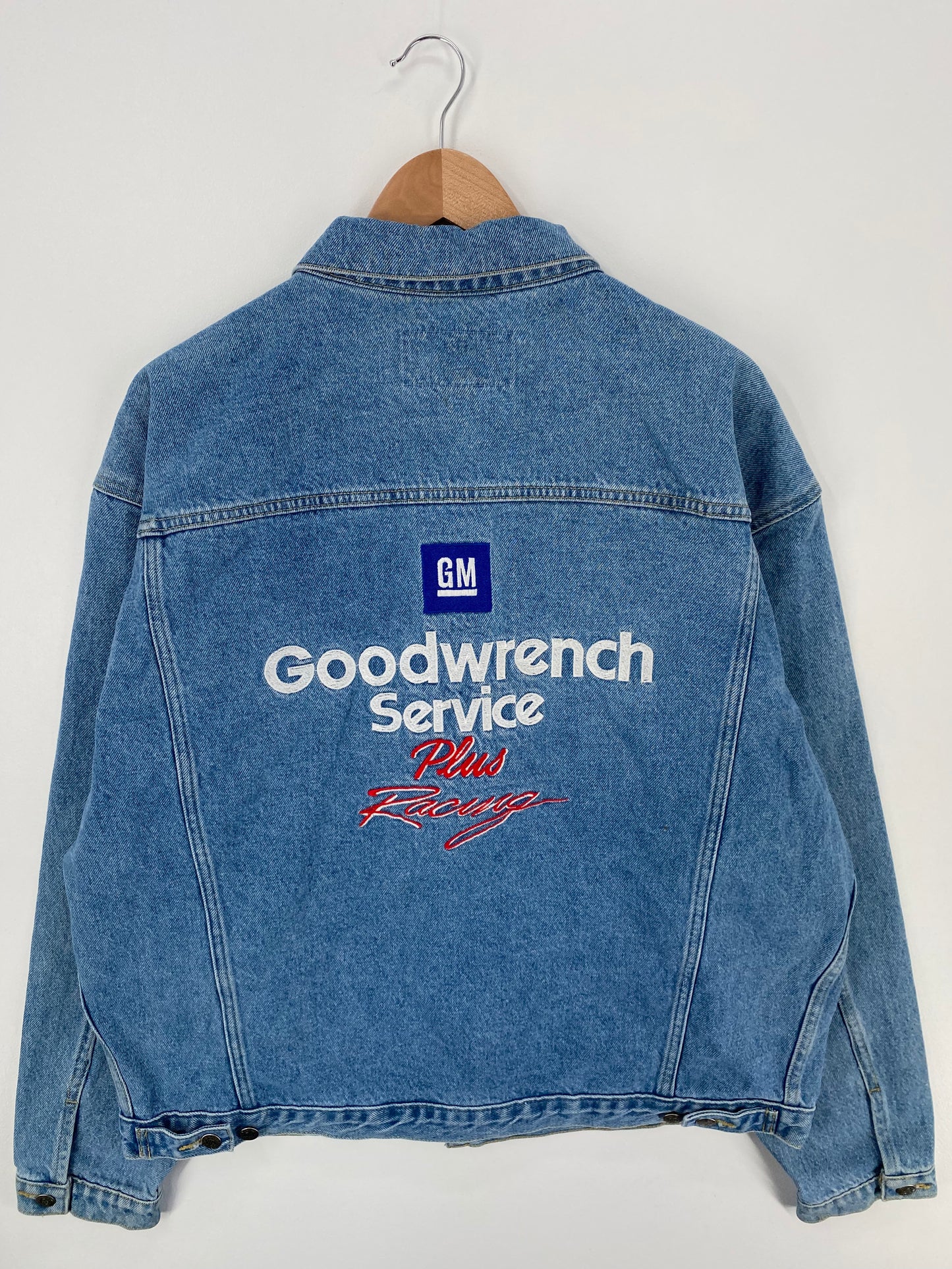 90’s NASCAR DALE EARNHARDT x GOODWRENCH Size XL Racing Denim Jacket / A979