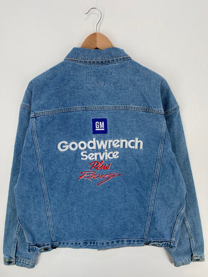 90’s NASCAR DALE EARNHARDT x GOODWRENCH Size XL Racing Denim Jacket / A979