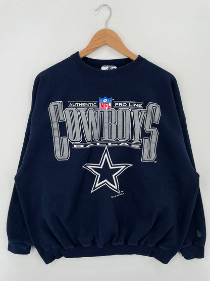 1995 DALLAS COWBOYS Made in USA Size XL Vintage NFL Sweat-Shirt / A7430