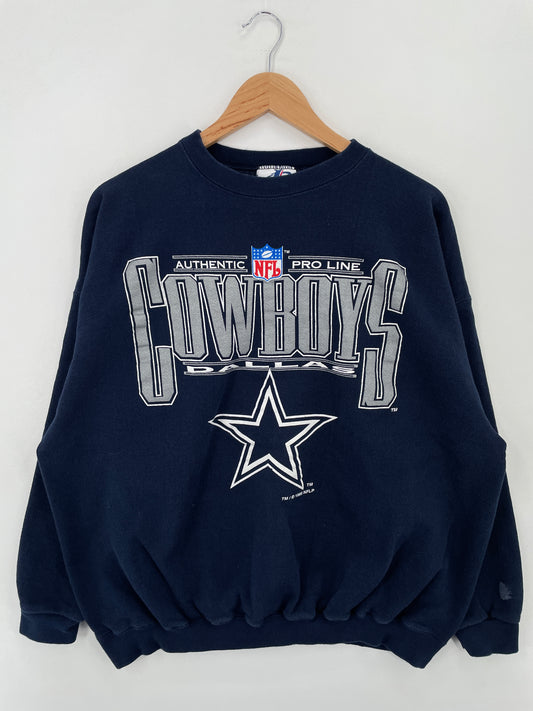 1995 DALLAS COWBOYS Made in USA Size XL Vintage NFL Sweat-Shirt / A7430