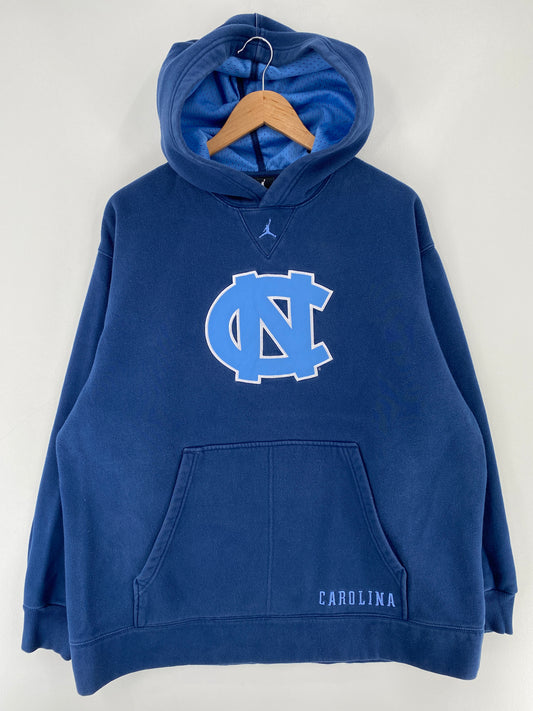 Vintage JORDAN x NORTH CAROLINA Size L Vintage College Hoodie Sweat-Shirt / E6164S
