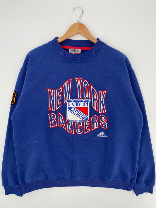 Vintage NEW YORK RANGERS Size L NHL Sweat-shirt / A765