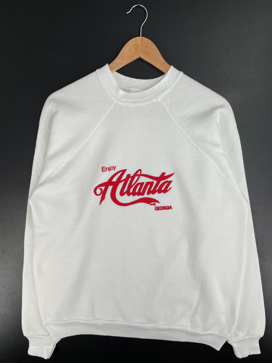90's ENJOY ATLANTA GEORGIA Made in USA Size XL Vintage Sweat-Shirt / E1882S