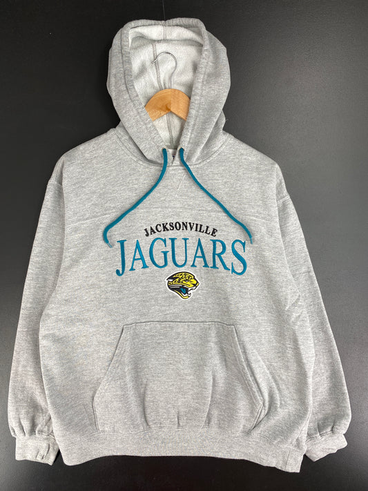 Vintage JACKSONVILLE JAGUARS Size L NFL Hoodie Sweat shirt / E2855S