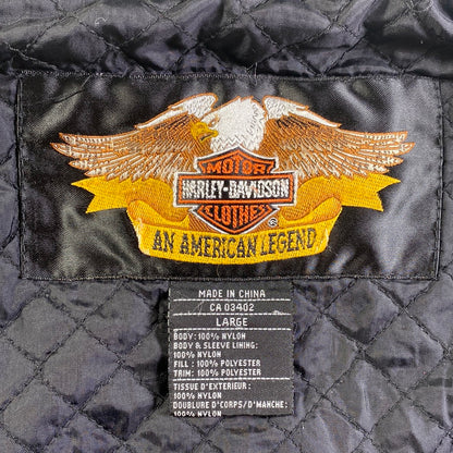Vintage HARLEY DAVIDSON Size L Racing Jacket / A9047
