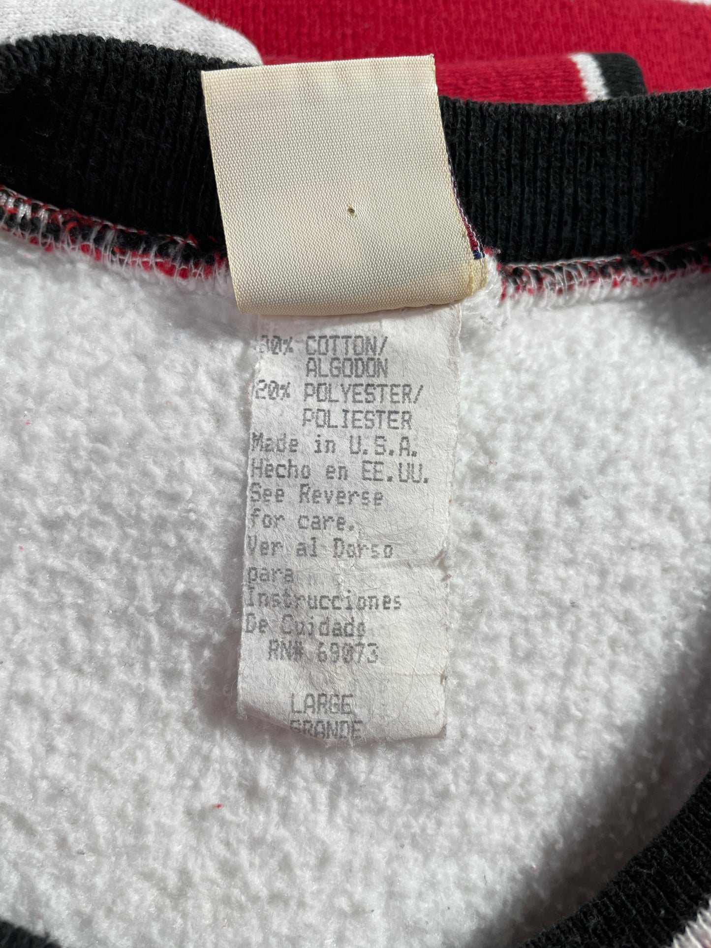 90's NEBRASKA Made in USA Size L Vintage College Sweat-Shirt / E6245S