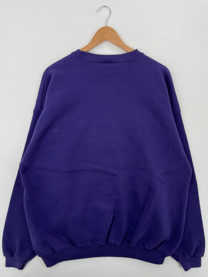 90's NORTHWESTERN WILDCATS Made in USA Size XXL Vintage College Sweat-Shirt / A6589