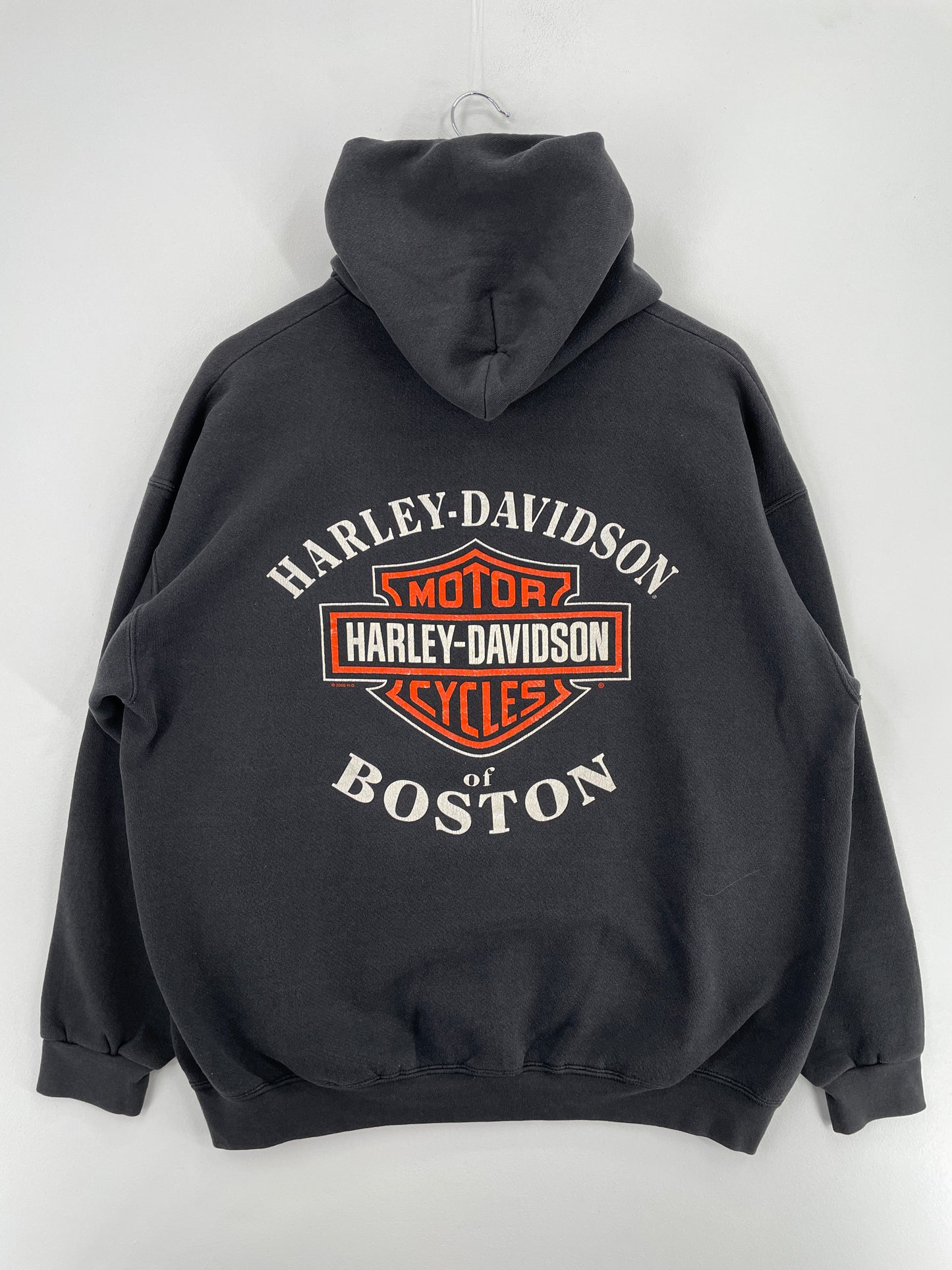 2000 HARLEY DAVIDSON Size (Approx.L-XL) Vintage Hoodie Sweat-shirt / A5163