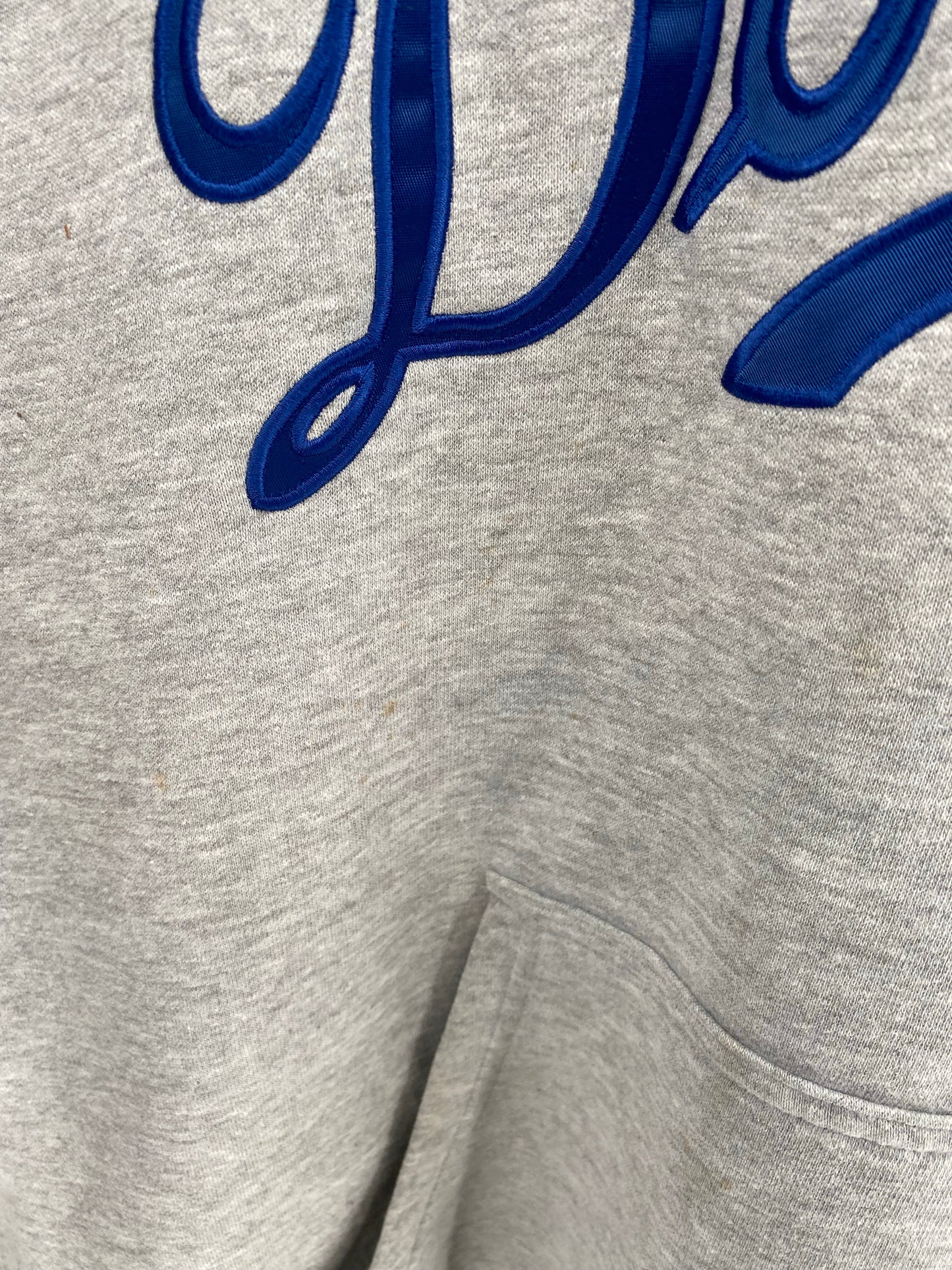 00' NIKE DODGERS Size XL Vintage MLB Hoodie Sweat-shirt / K6389