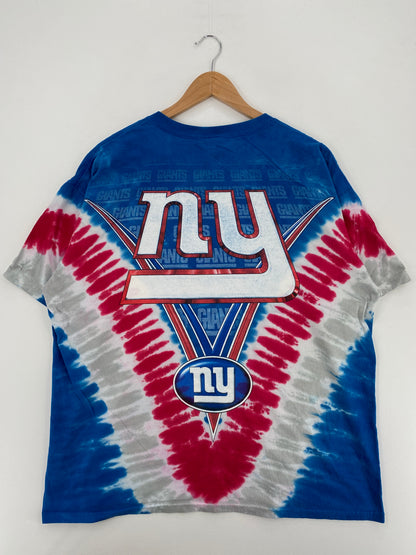 00' NEW YORK GIANTS Size XL Vintage NFL T-Shirt / A5763
