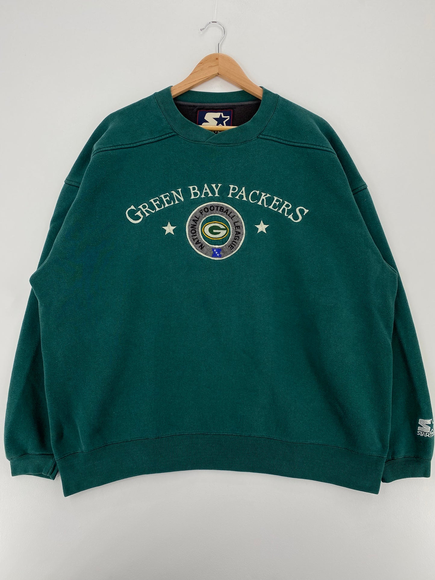 90's STARTER x GREEN BAY PACKERS Size XL Vintage NFL Sweat-shirt / A2211