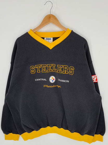Vintage PITTSBURGH STEELES Size XL NFL Sweat-Shirts/ K8965