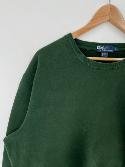 90's POLO RALPH LAUREN Size L Vintage Sweat-shirt / E197