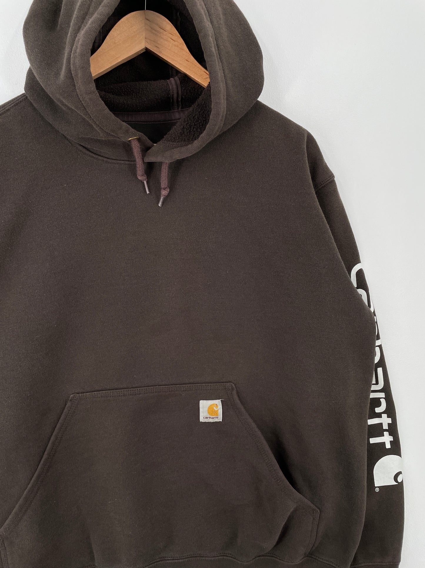 Vintage CARHARTT Size L Hoodie Sweat-Shirt / A8703