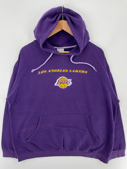 Vintage LOS ANGELES LAKERS Size XL Vintage NBA Sweat-Shirt / E4340S