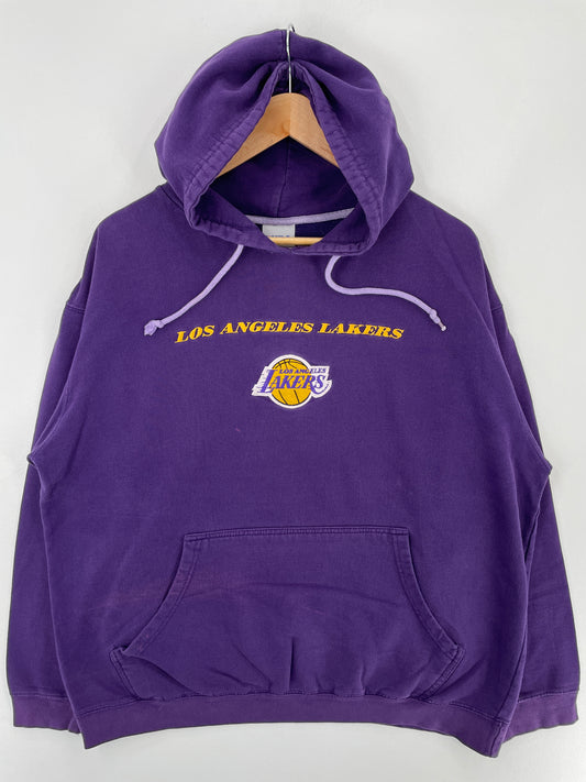 Vintage LOS ANGELES LAKERS Size XL Vintage NBA Sweat-Shirt / E4340S