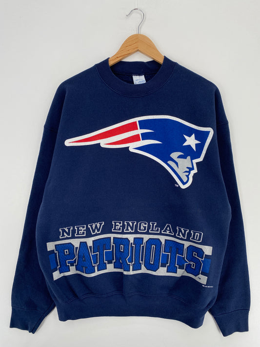 1995 SALEM x NEW ENGLAND PATRIOTS Made in USA Size XL Vintage NFL Sweat-Shirt/ A5514