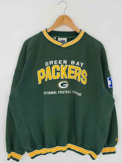 Vintage GREEN BAY PACKERS Size XL Vintage NFL Sweat - Shirt/ K5795