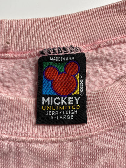 90’s DISNEY MINNIE Made in USA Size L Vintage Sweat-shirt / K7041