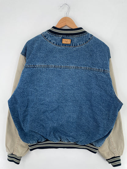 Vintage PITTSBURGH PIRATES Size L Denim Jacket / E765