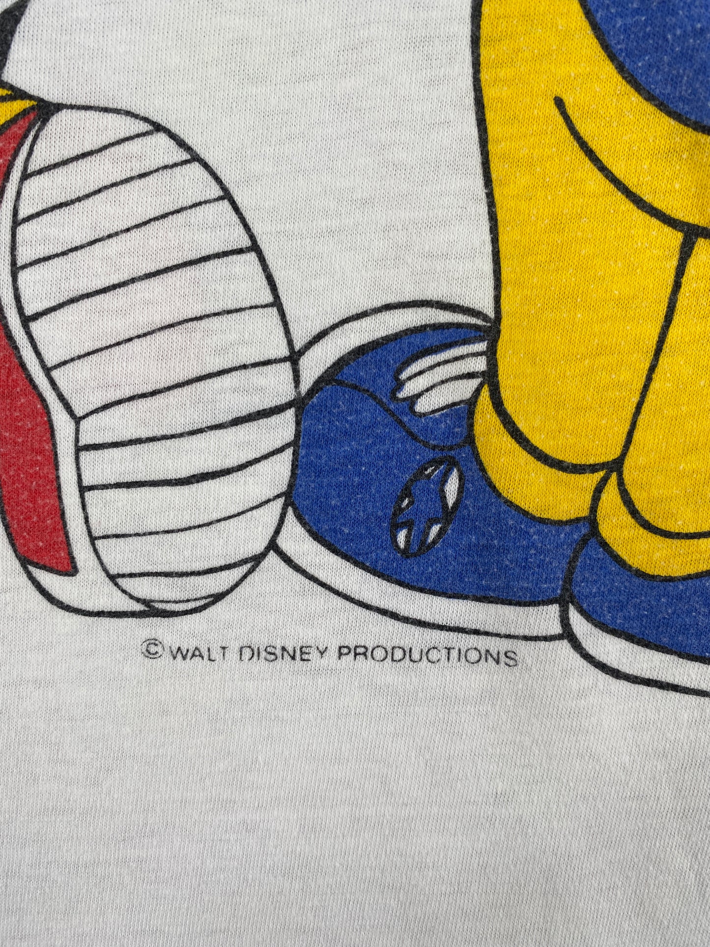 80’s DISNEY MICKEY MINNIE Made in USA Size M Vintage 3/4 Sleeve T-Shirts / A5759