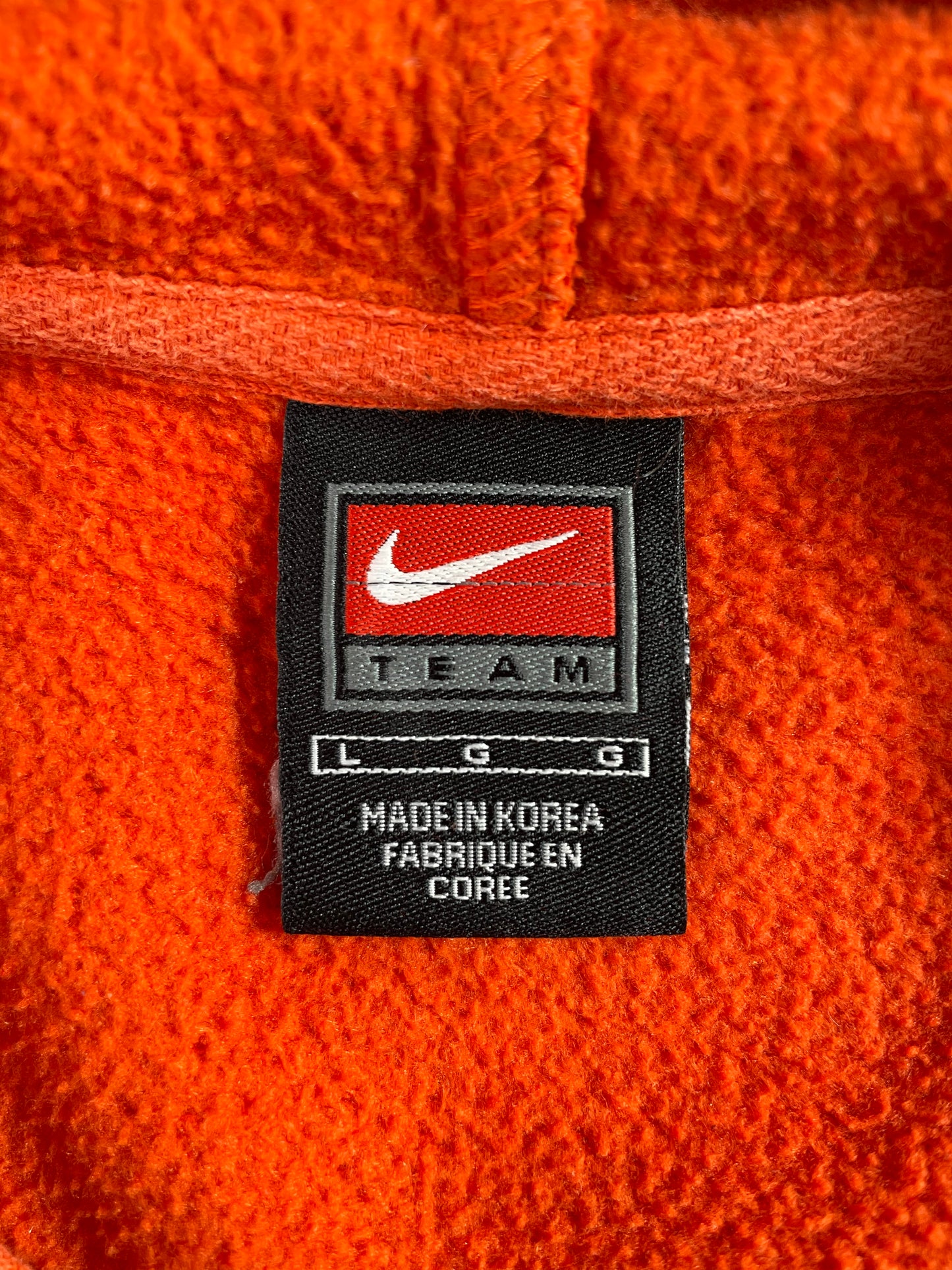 00' NIKE MIAMI HURRICANES Size L College Hoodie Sweat-Shirt / A2175