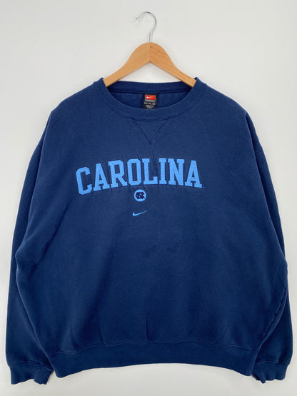00' NIKE x CAROLINA Size XXL Vintage College Sweat-Shirt / A8233