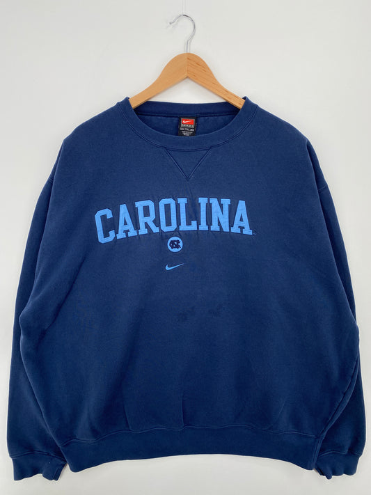 00' NIKE x CAROLINA Size XXL Vintage College Sweat-Shirt / A8233