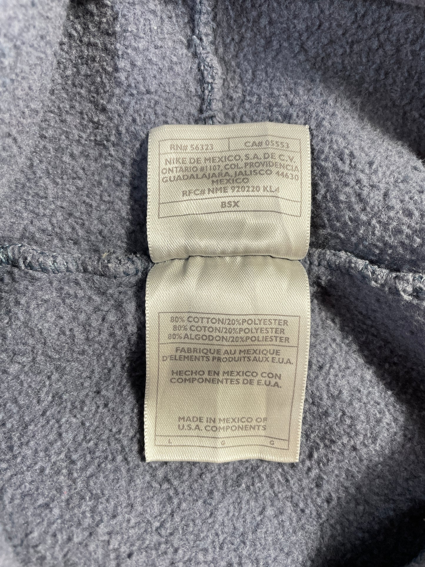 90’s NIKE CENTER SWOOSH Size L Vintage Hoodie Sweat-Shirt / A9262
