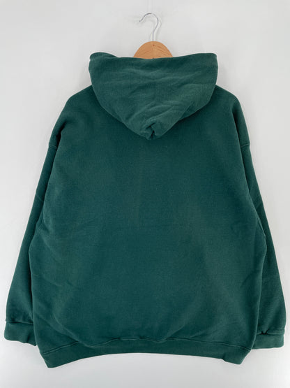 90's NIKE MINI SWOOSH Made in USA Size XL Vintage Hoodie Sweat-shirt / E6554S