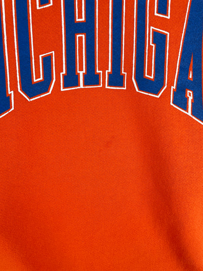 90's MICHIGAN Made in USA Size M Vintage College Sweat-Shirt / E4080S