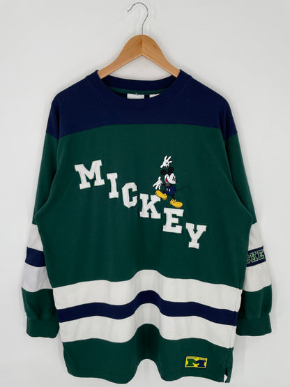 90's DISNEY MICKEY Size XL Vintage Long sleeve T-Shirt / K9780