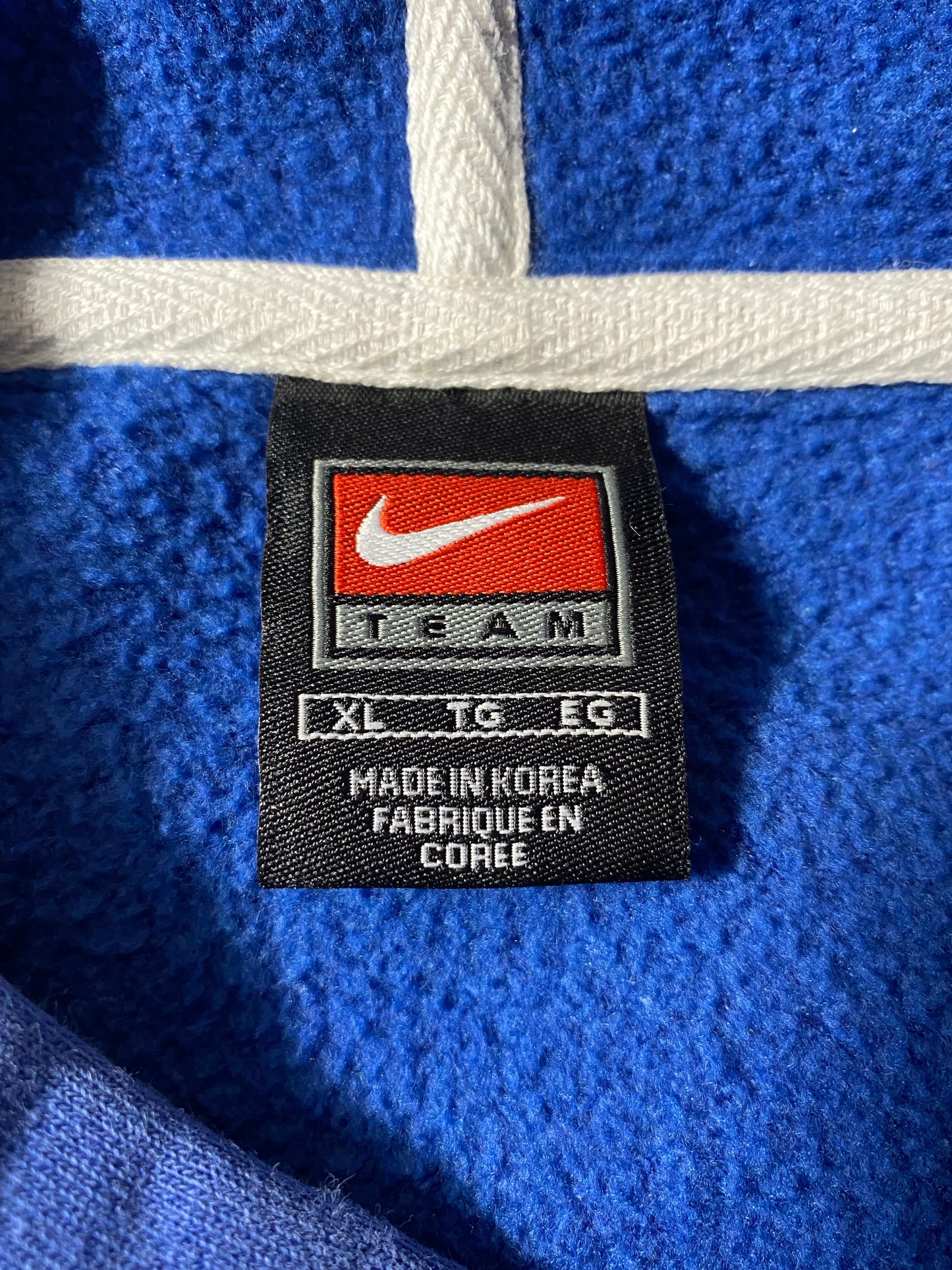 00' NIKE DUKE BLUE DEVILS Size XL Vintage College Hoodie Sweat-shirt / K9384
