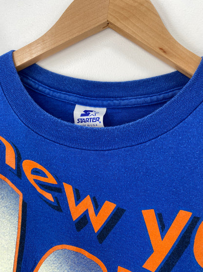 90’s STARTER x NEW YORK KNICKS Made in USA Size L Vintage NBA T-shirt / A507