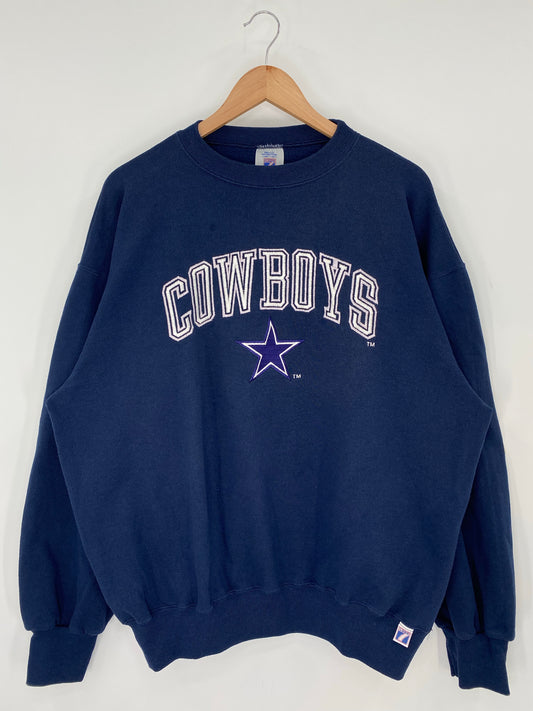 90’s DALLAS COWBOYS Made in USA Size XL NFL Sweat-Shirts/ K9563