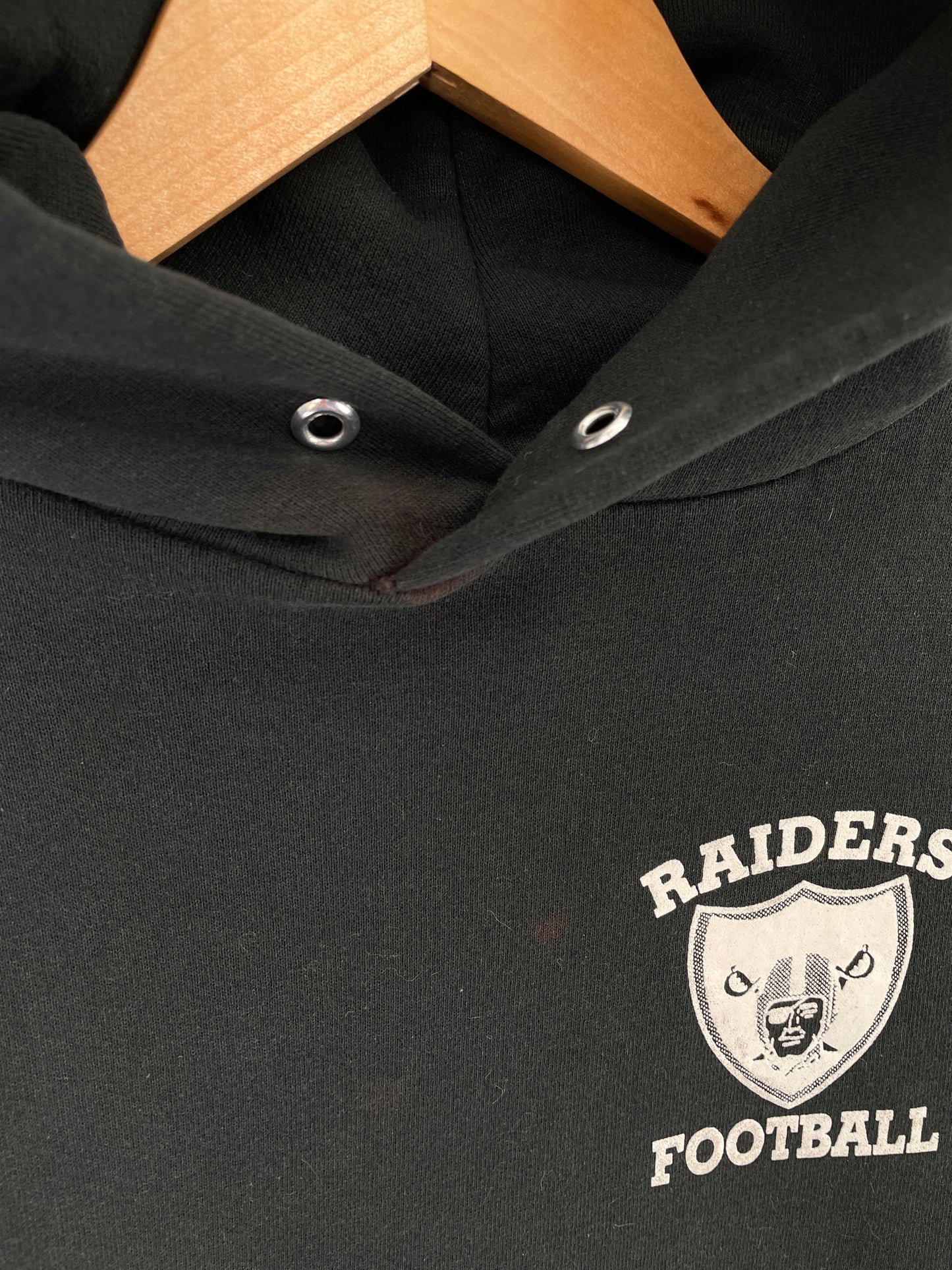 90's RAIDERS Made in USA Size XXL Vintage NFL Hoodie Sweat-shirt / E5479S