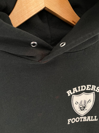 90's RAIDERS Made in USA Size XXL Vintage NFL Hoodie Sweat-shirt / E5479S