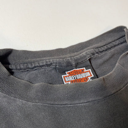 1987 HARLEY DAVIDSON Made in USA Size L Vintage T-Shirt / K4313