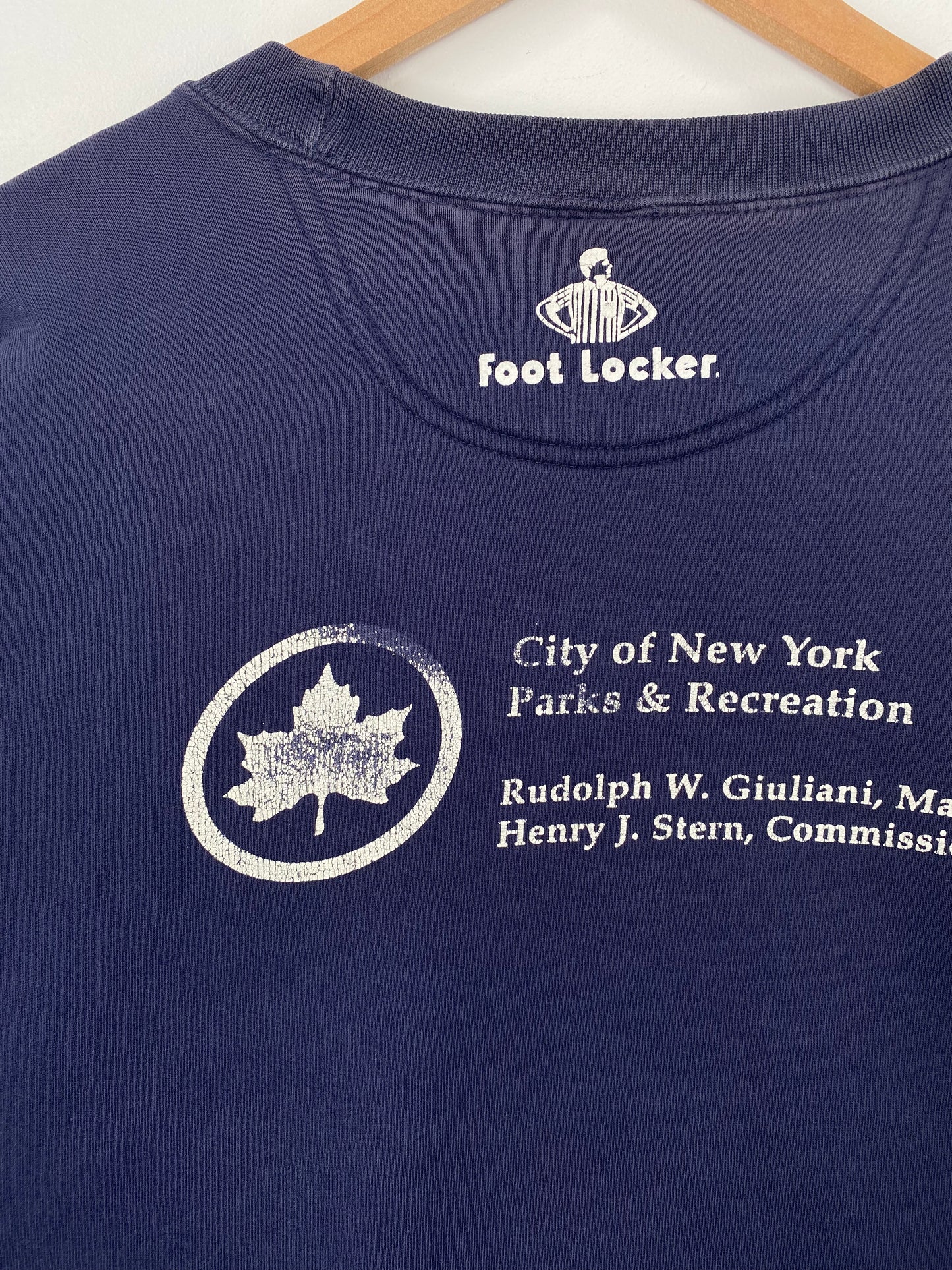 90's NIKE x Footlocker ALL-STAR BATTLE OF THE BOROUGHS Size XL Vintage NBA Sweat-shirt / A1379